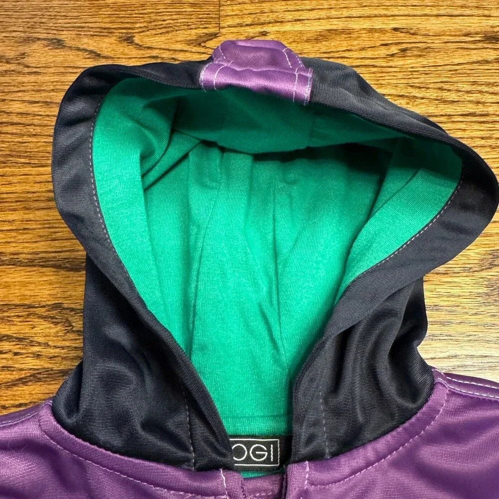 Toddler Coogi Track Jacket Australia Full Zip Purple Black‎ EUC Baby 18 months